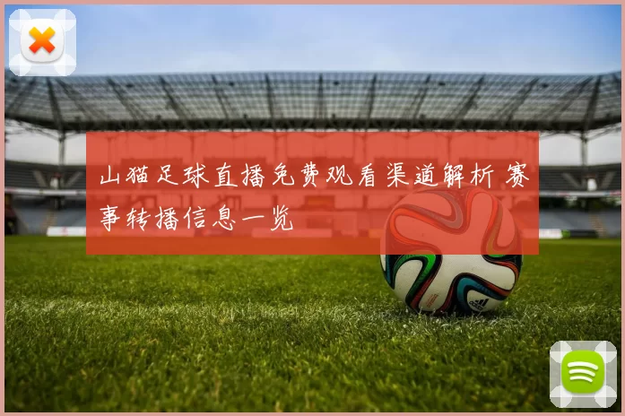 山猫足球直播免费观看渠道解析 赛事转播信息一览